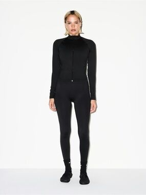 NWOT $128 NIkeSkims Matte MOCK NECK FULL ZIP JACKET -Obsidian- XL